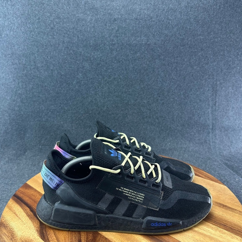 Adidas NMD_R1 V2 Black Carbon Gradient GY8282 Men's 11.5 Boost Shoes Sneakers